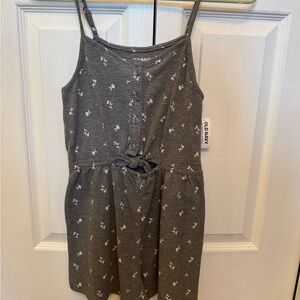 Old Navy Charcoal Floral Romper